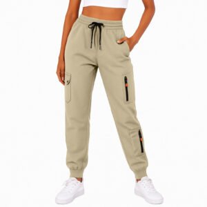 Women's Casual Solid-color Loose-fit Pocketed Sweatpants