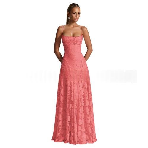 Strapless Evening Gown, Fashionable Ladies Dress
