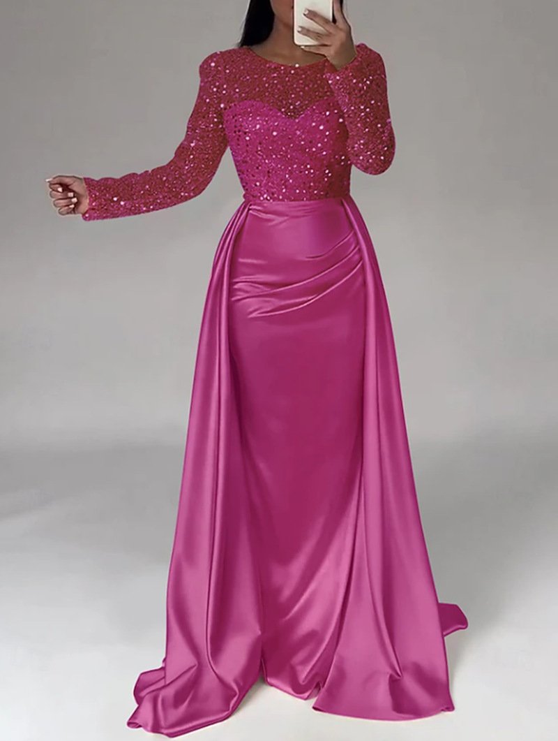The Dazzling Sequin Queen Sequin Evening Gowns