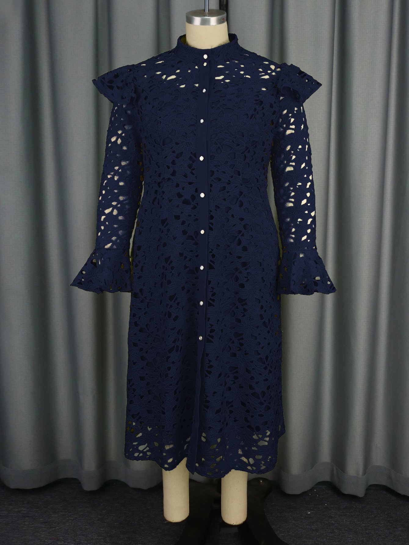 Lace Coat Half Turtleneck Cardigan Inner Wear Dress