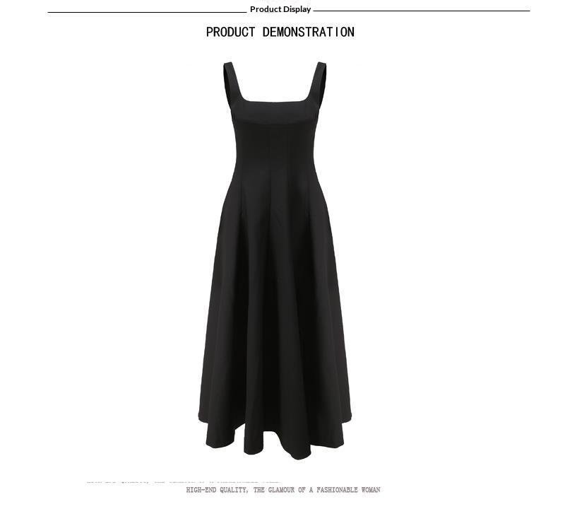 French Style Sleeveless Camisole Dress - Women's Slim Fit Minimalist Summer Short Dress