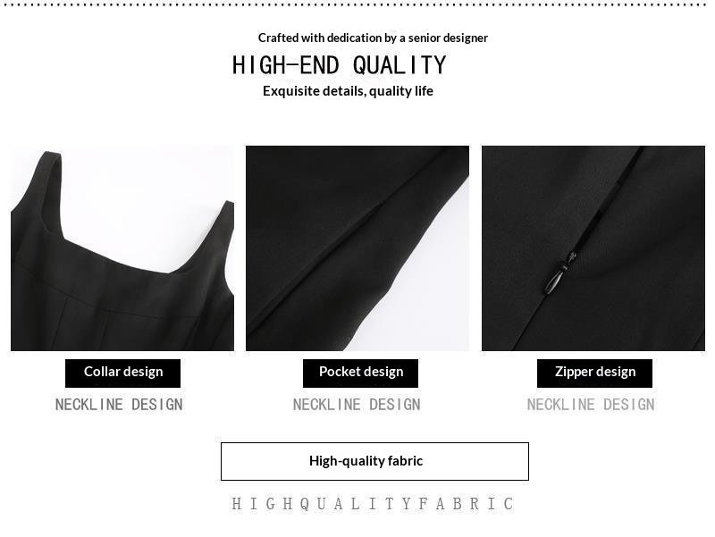 French Style Sleeveless Camisole Dress - Women's Slim Fit Minimalist Summer Short Dress