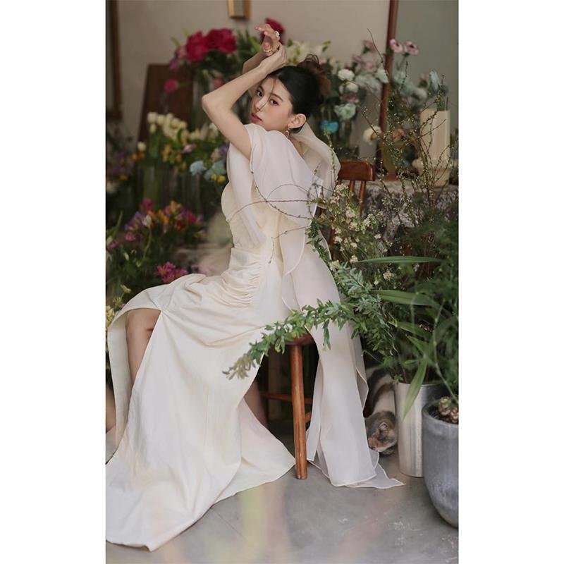 Outdoor Travel Shooting Light Yarn Dress Skirt
