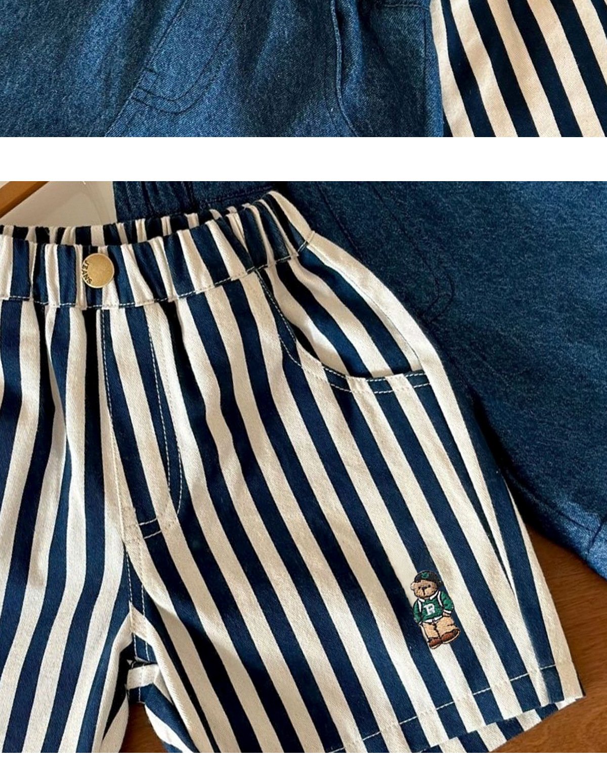 Kids Summer Casual Denim Shorts