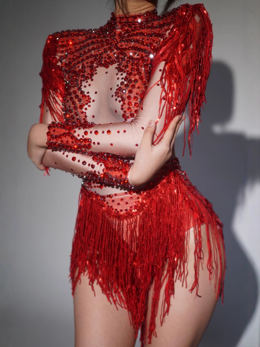 Sexy Bar Dancing Short Dress For Commercial Performance Stage