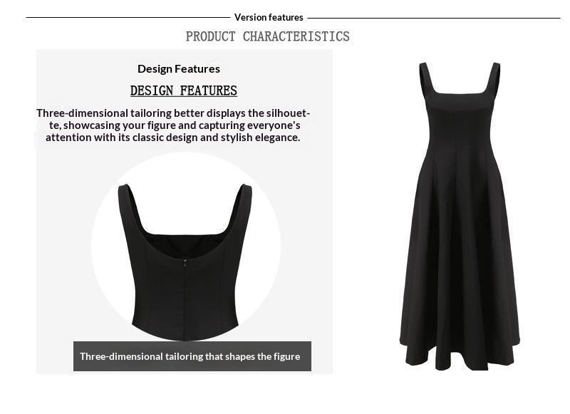 French Style Sleeveless Camisole Dress - Women's Slim Fit Minimalist Summer Short Dress